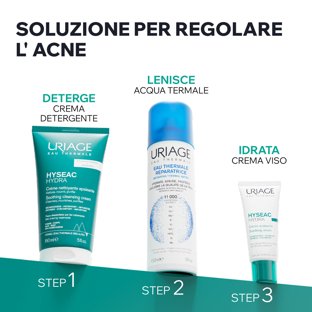 Uriage - Hyséac Hydra - Crema Detergente Purificante Viso E Corpo 150 ml