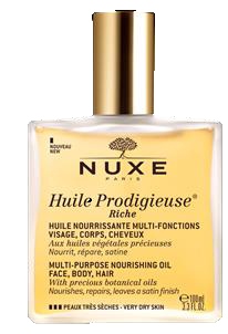 Nuxe Huile Prodigieuse Riche Olio secco multiuso nutriente ricco pelli molto secche 100ml Nuxe Huile Prodigieuse Riche Olio secco multiuso nutriente ricco pelli molto secche 100ml