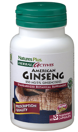 Nature's Plus Herbal Actives Ginseng Americano Integratore per Difese Immunitarie Nature's Plus Herbal Actives Ginseng Americano Integratore per Difese Immunitarie