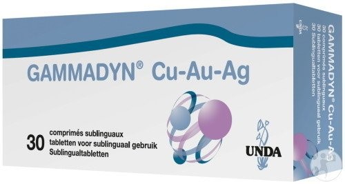 Unda Gammadyn Cu-Au-Ag Medicinale Omeopatico 30 Compresse