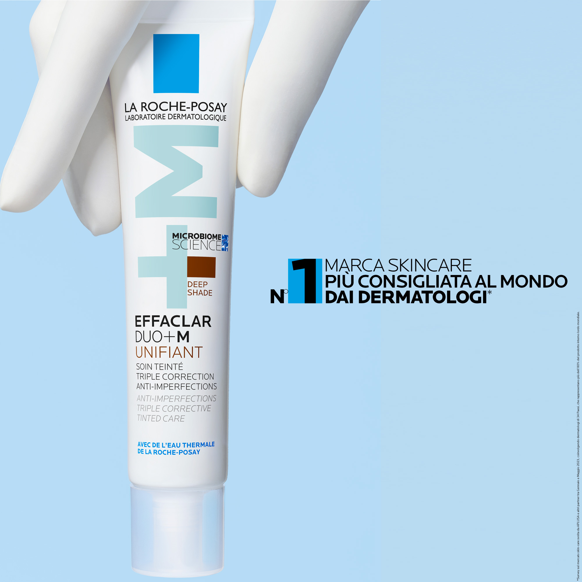 La Roche-Posay Effaclar Duo+M Unifiant Deep trattamento correttivo uniformante e purificante con nuovo attivo phylobioma e niacinamide 40ml La Roche-Posay Effaclar Duo+M Unifiant Deep trattamento correttivo uniformante e purificante con nuovo attivo phylobioma e niacinamide 40ml
