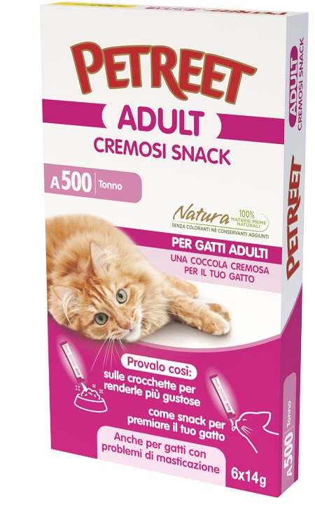 PR CAT A500 CREM TONNO 6X14G