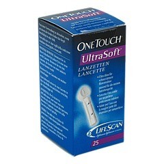 OneTouch Ultra Soft - Lancette pungidito per controllo glicemia - 25 pezzi