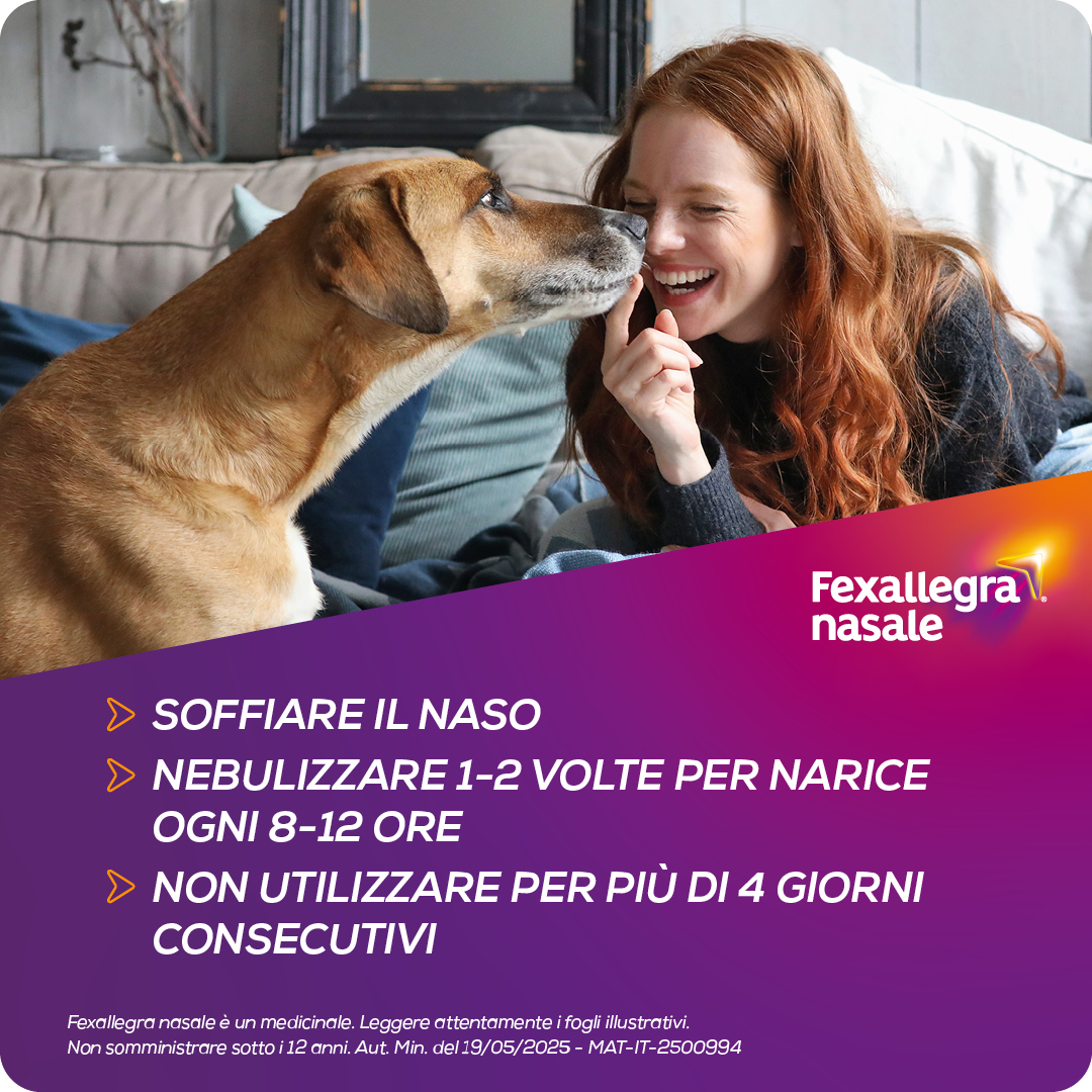 Fexallegra Nasale 1 mg/ml + 3,55 mg/ml - Spray Decongestionante Contro I Sintomi Della Rinite Allergica 10 ml