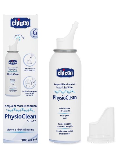 Chicco Physioclean Acqua Di Mare Isotonica Spray 100ml Chicco Physioclean Acqua Di Mare Isotonica Spray 100ml