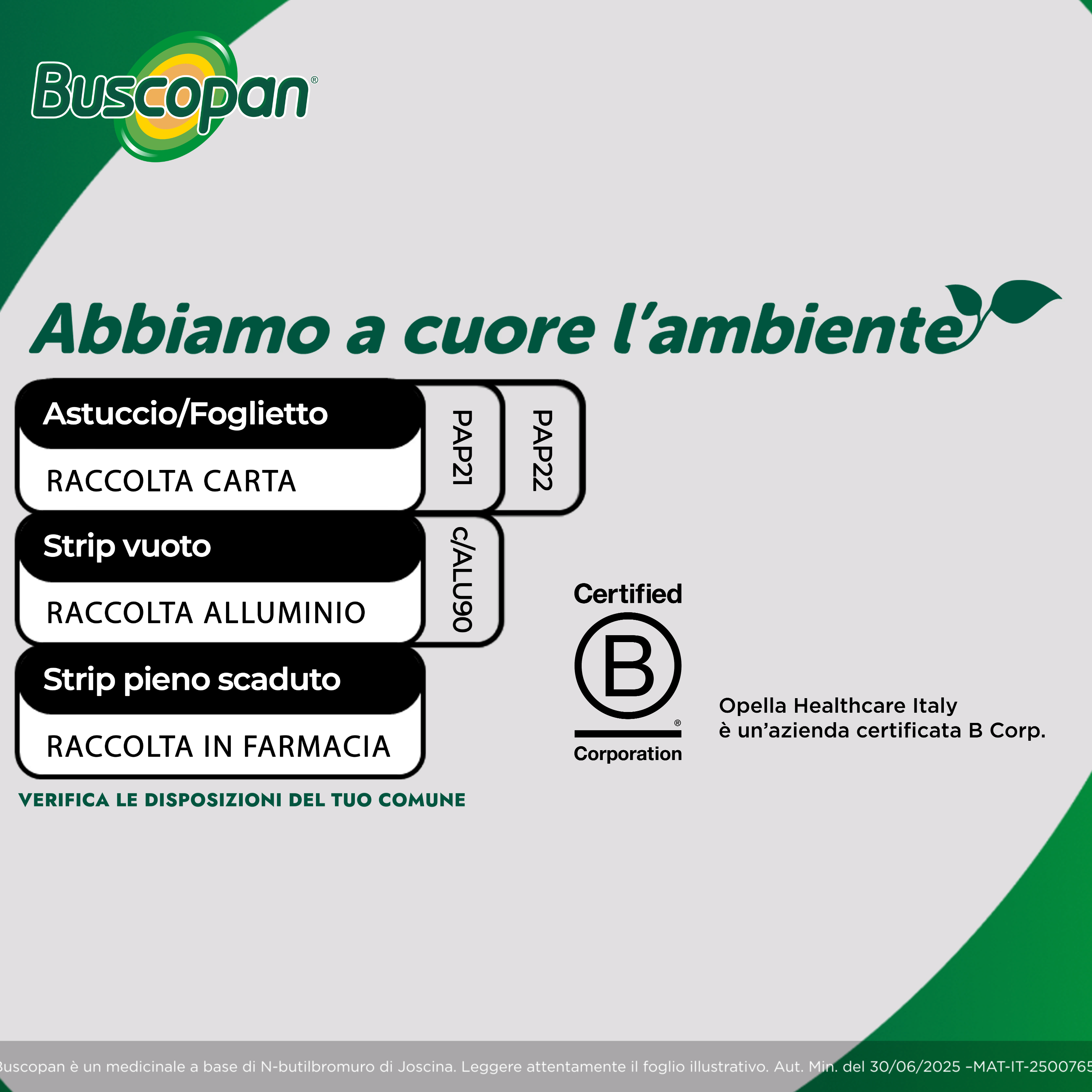 Buscopan Contro Mal di Pancia, Dolori e Crampi Addominali, 6 Supposte