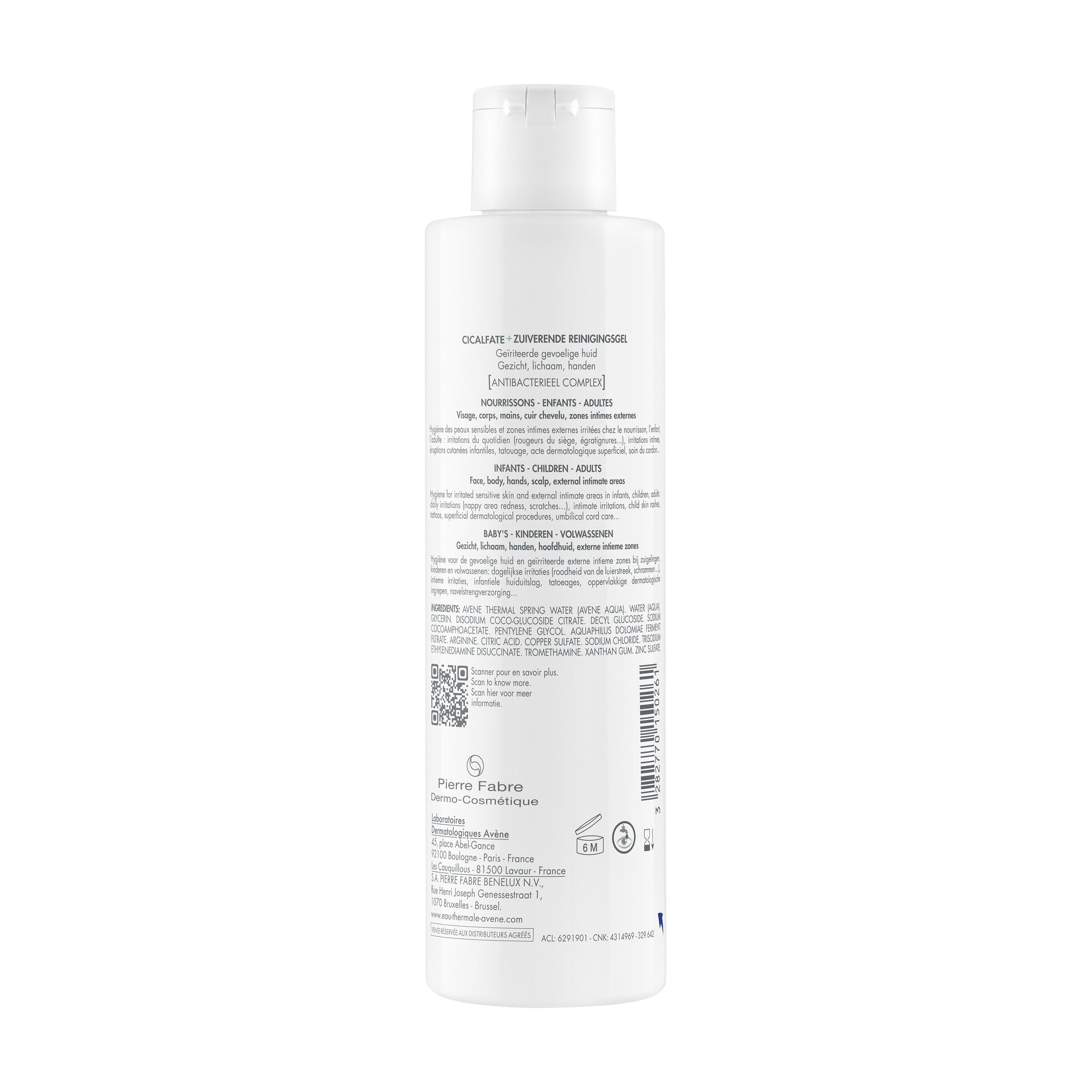 Avène Cicalfate+ - Gel Doccia Detergente Purificante Viso E Corpo 200 ml