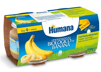HUMANA OMOG BANANA BIO 2X100G HUMANA OMOG BANANA BIO 2X100G