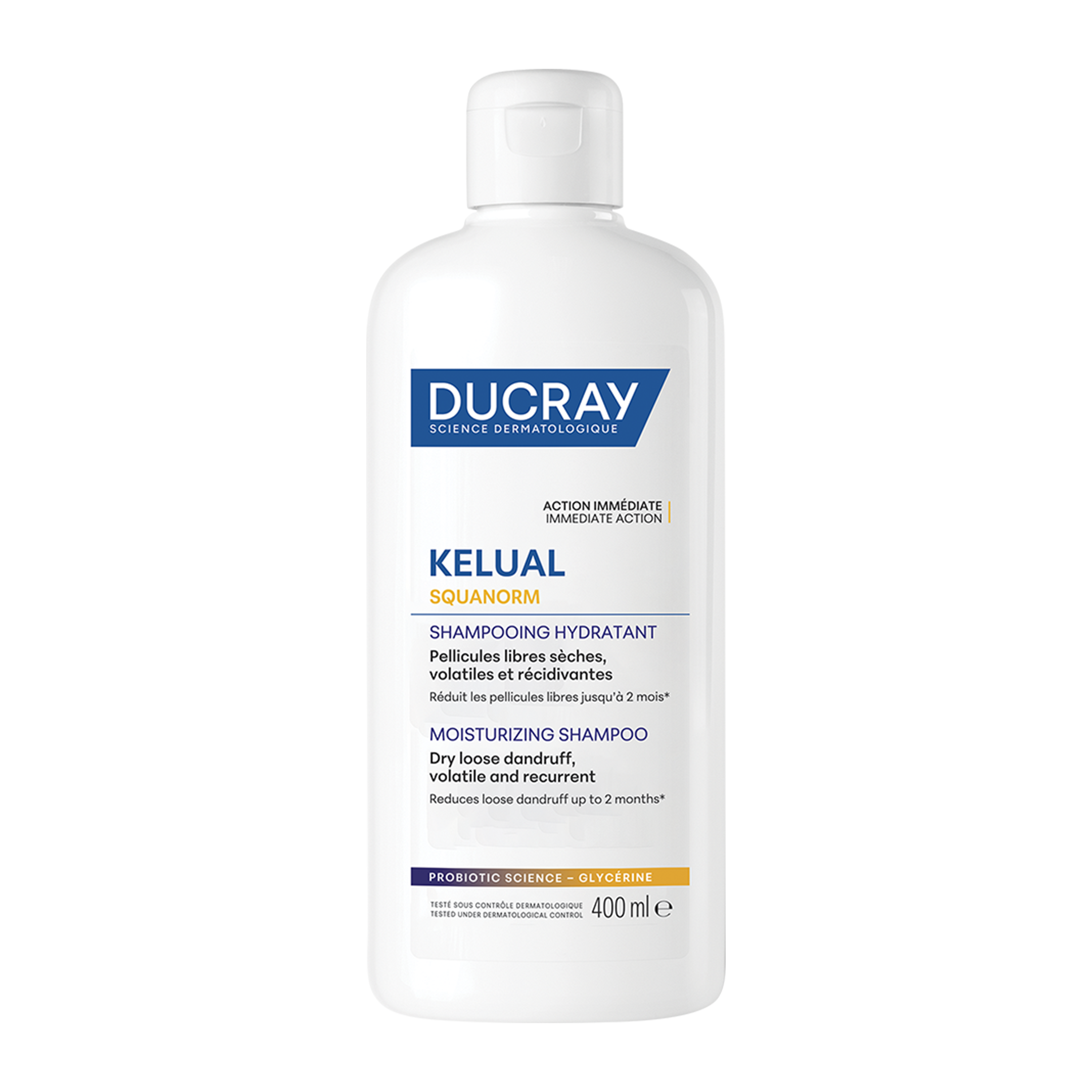 Ducray Kelual Squanorm - Shampoo Trattante Idratante Per Forfora Secca 400 ml 