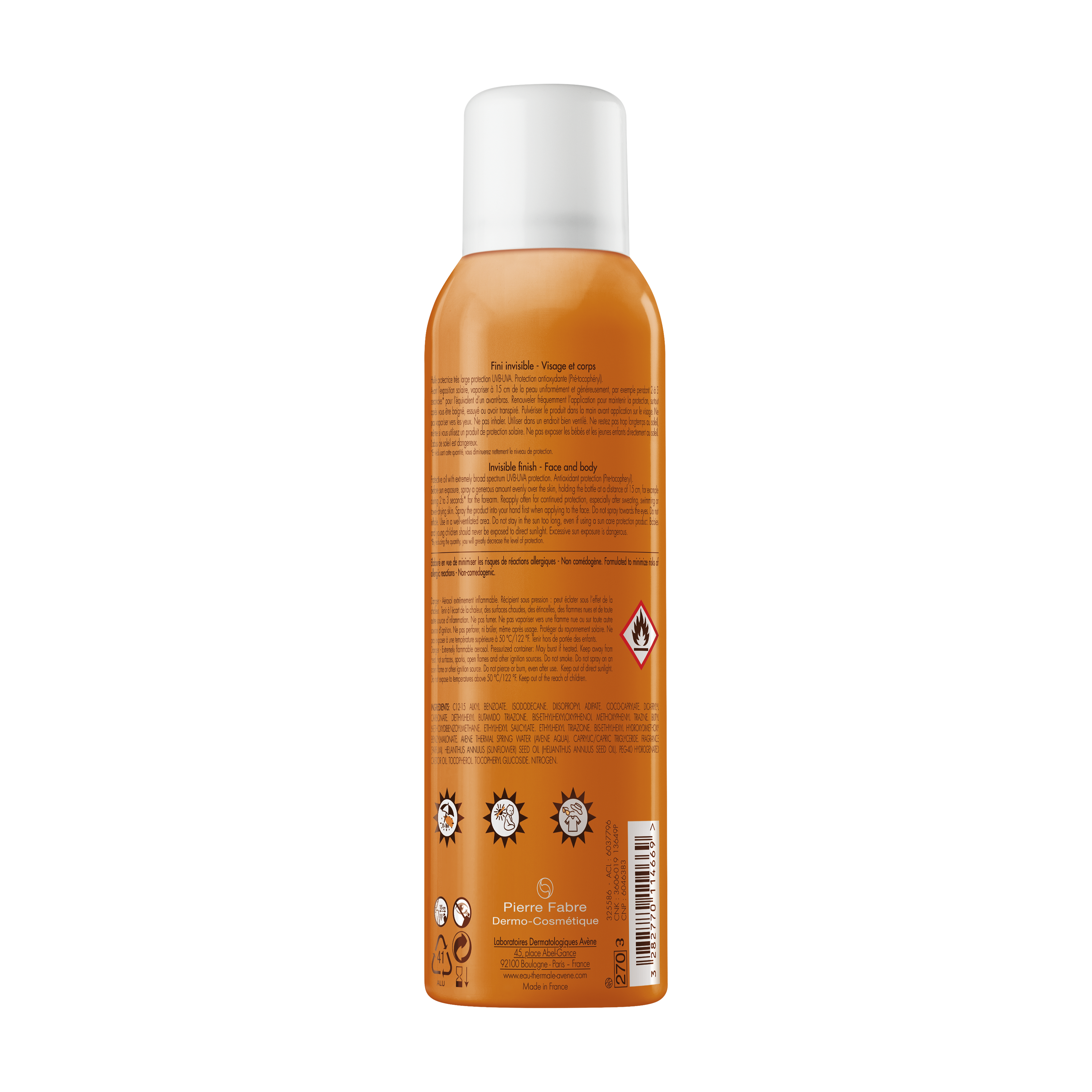 Avène Solare Nebulizzatore Spray Olio SPF 30 Protezione Corpo 150 ml