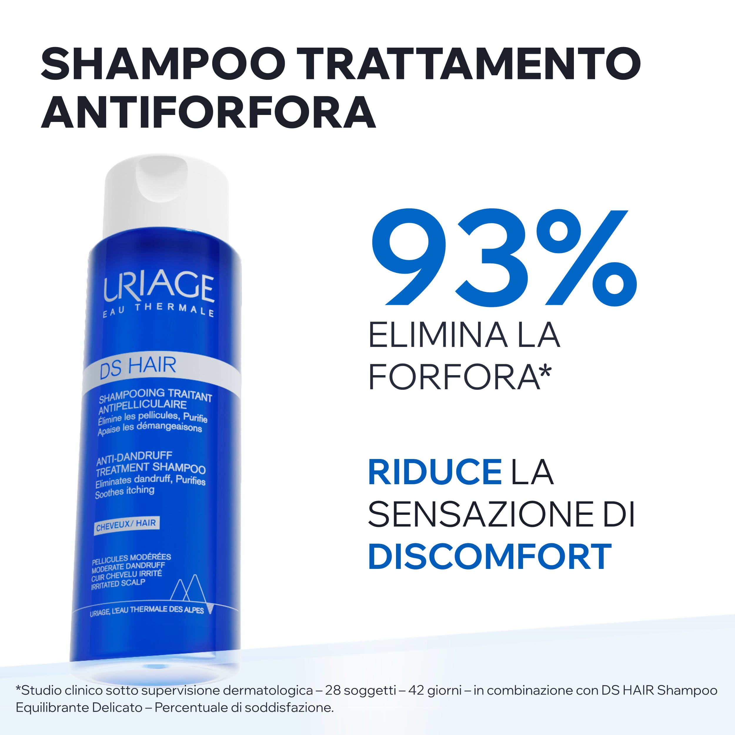 Uriage - DS Hair - Shampoo Antiforfora 200 ml