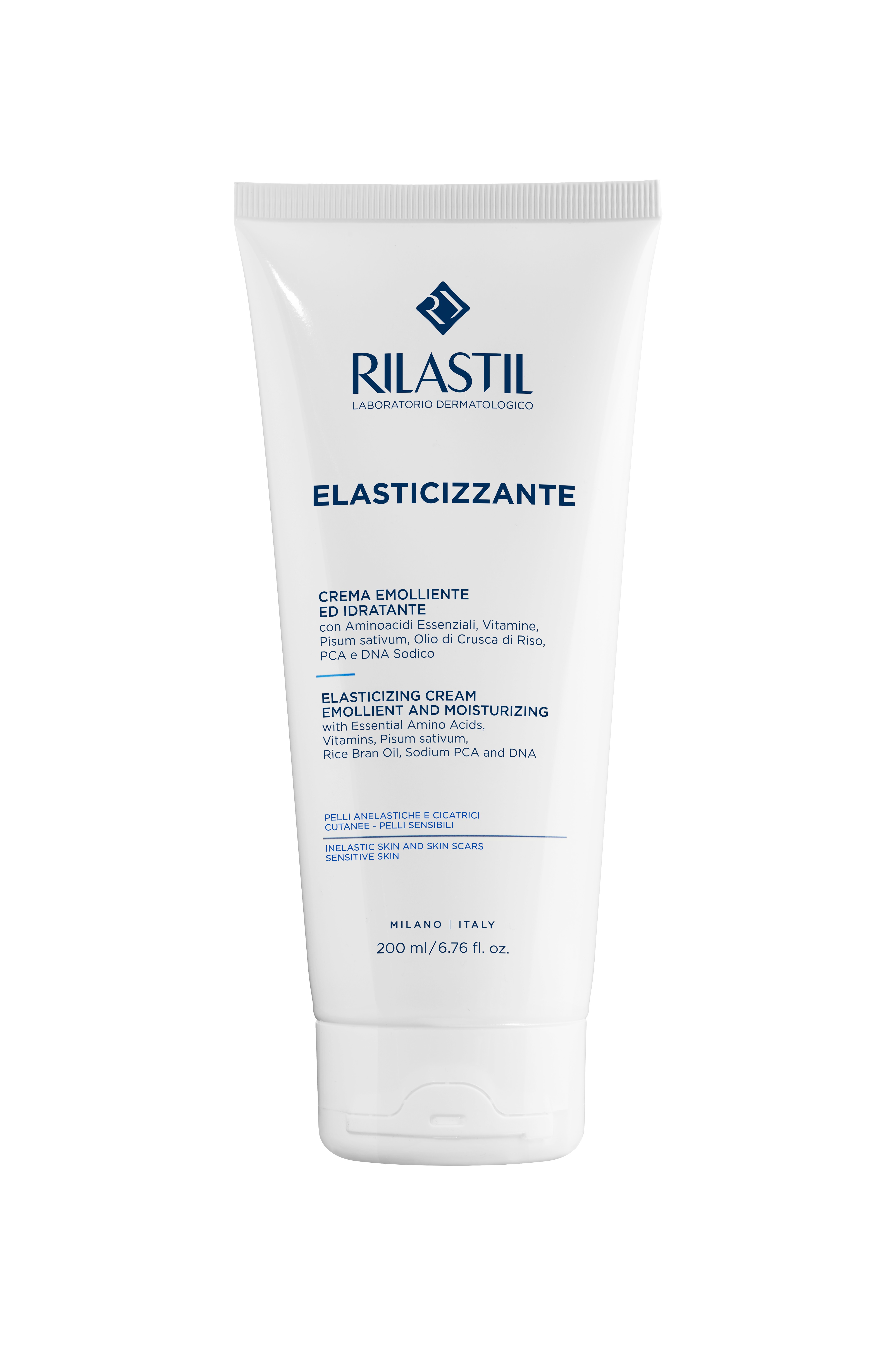 Rilastil Elasticizzante - Crema Emolliente Ed Idratante Per Pelli Anelastiche 200 ml