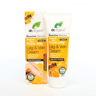 Organic Royal Jelly Leg & Vein Cream 200 ml crema effetto relax gambe