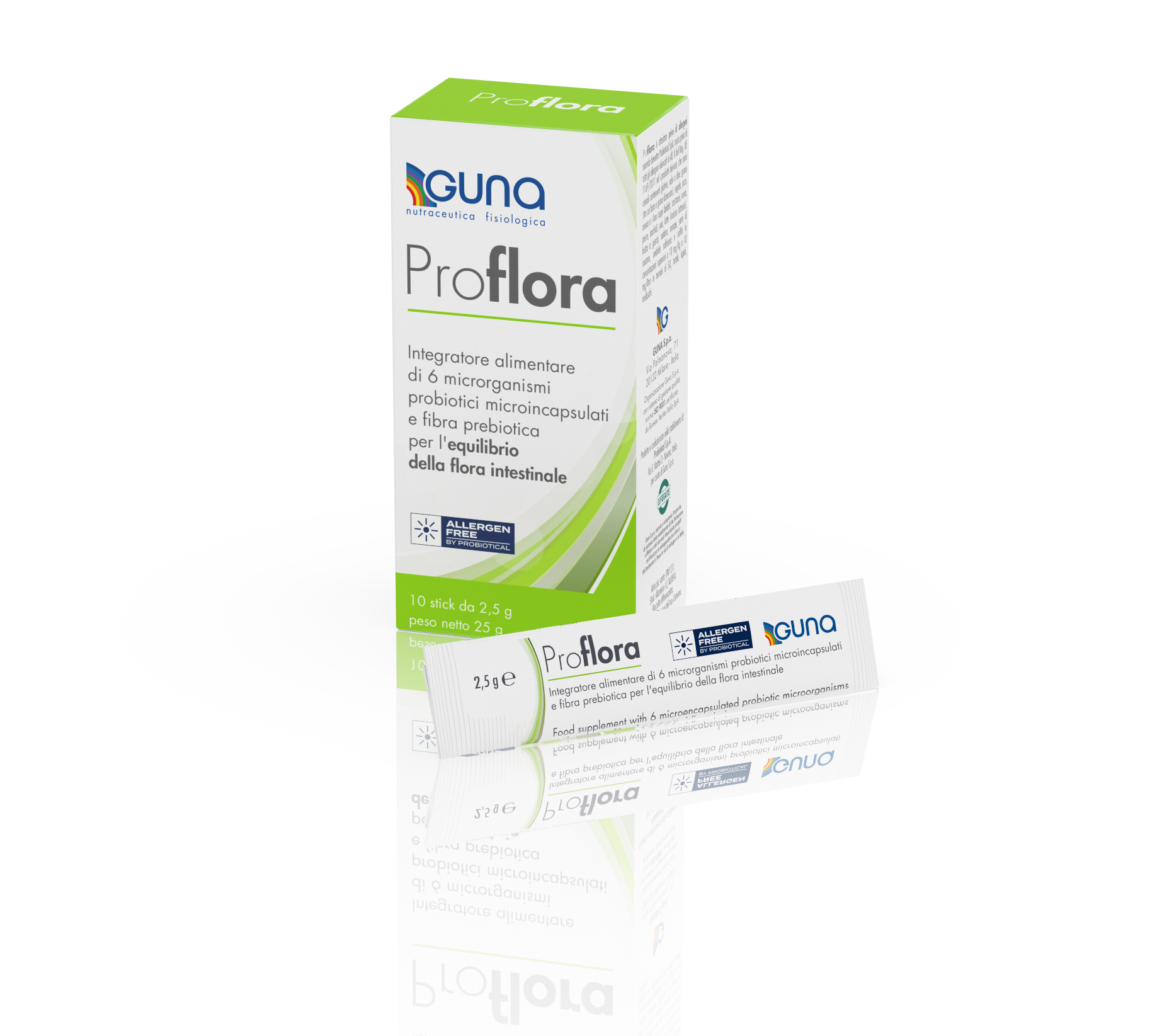 Guna Proflora 10 Stick - Integratore Di Fermenti Lattici