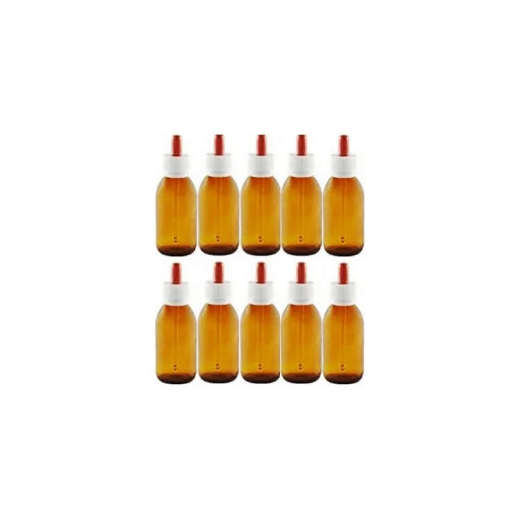 Farmalabor Flacone Vetro Con Contagocce A Sigillo 100 ml 10 Pezzi