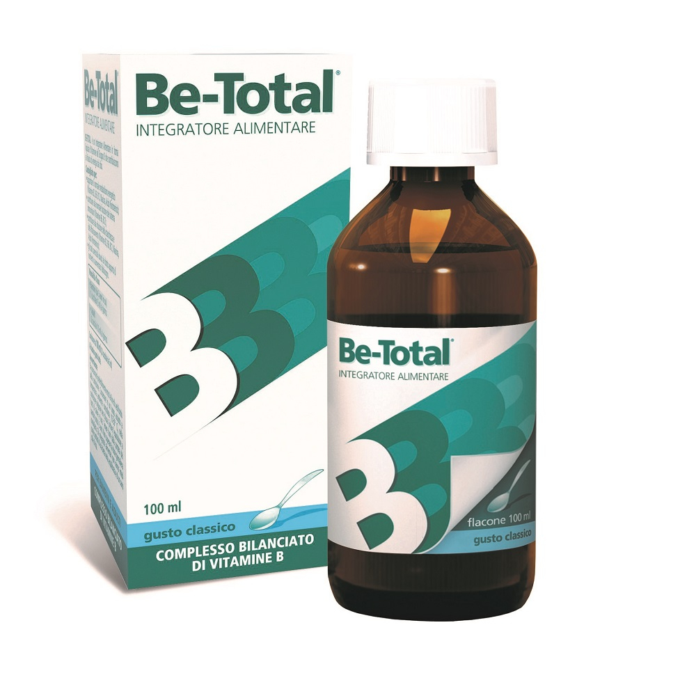 Be-Total Sciroppo Integratore Alimentare Vitamina B Stanchezza Sistema Immunitario Bambini 100 ml