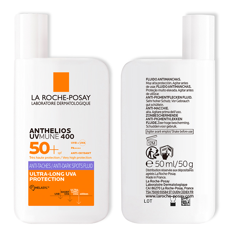 La Roche-Posay - Anthelios Uvmune 400 Fluido Anti-Macchie SPF50+ Viso 50 ml