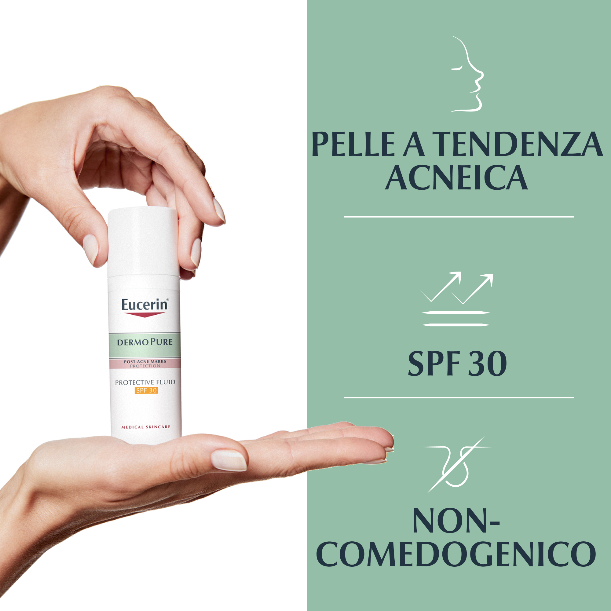 Eucerin Dermopurifyer Fluido Protettivo Viso SPF30 50mL Eucerin Dermopurifyer Fluido Protettivo Viso SPF30 50mL