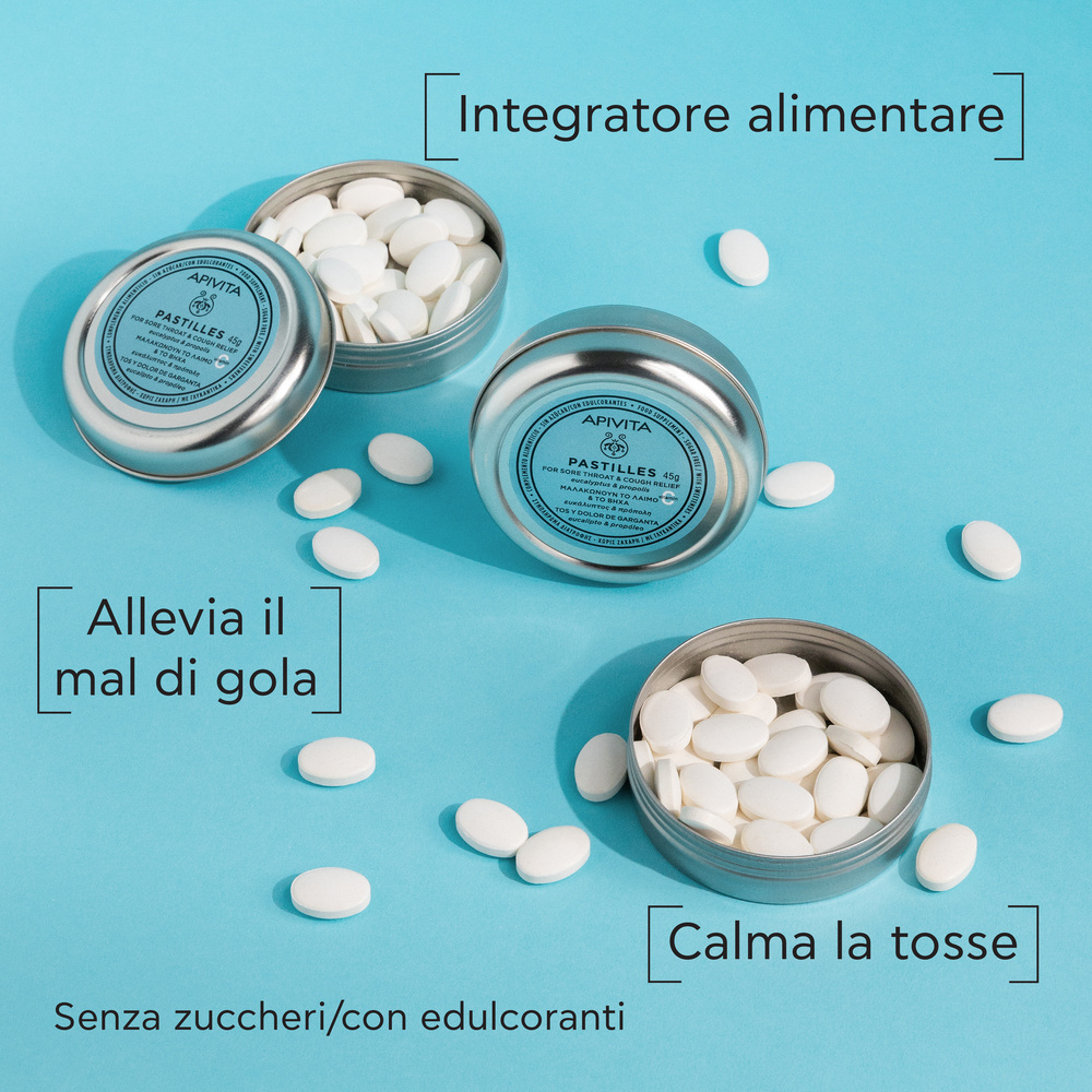 Apivita - Pastiglie Per Mal di Gola E Tosse 45 gr