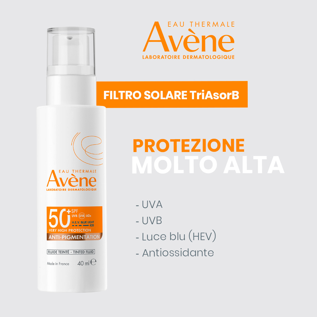 Avène Solare Fluido Antimacchie SPF 50+ Protezione e Uniformità 40ml Avène Solare Fluido Antimacchie SPF 50+ Protezione e Uniformità 40ml