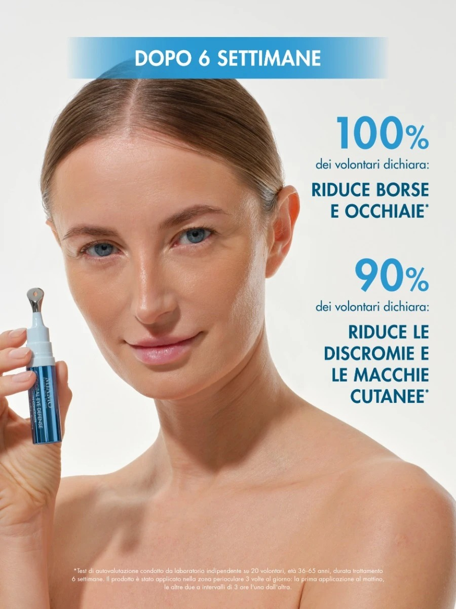 Miamo Global Eye Defence Sunscreen Concealer Correttore Contorno Occhi Anti-Rughe Anti-Borse Illuminante SPF 30 Colore VANILLA, 7.5ml