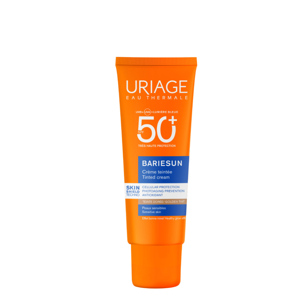 Uriage - Bariesun - Crema Colorata SPF50+ Viso 50 ml - Tonalità Dorata