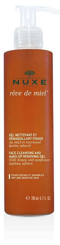 Nuxe Rêve de Miel Gel Detergente Struccante Pelle Secca 200 ml