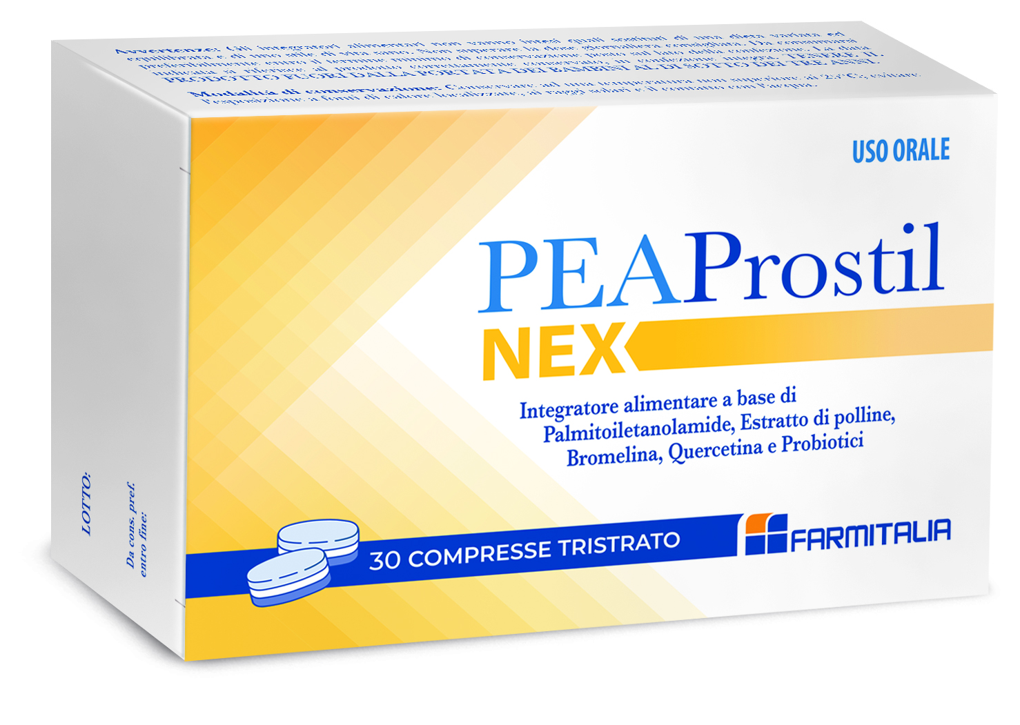 PeaProstil NEX 30 Compresse Tristrato - Integratore Per Le Vie Urinarie