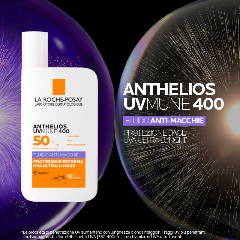 La Roche-Posay - Anthelios Uvmune 400 Fluido Anti-Macchie SPF50+ Viso 50 ml