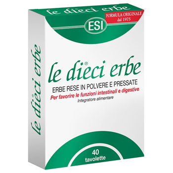 Esi Le Dieci Erbe Integratore Intestinale 40 Tavolette