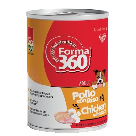 PET360 FORMA360 CANE ADULT POLLO RISO 400GR (lattina)