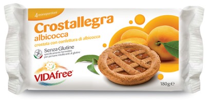 Vidafree Crostallegra Gusto Albicocca Senza Glutine 180 g