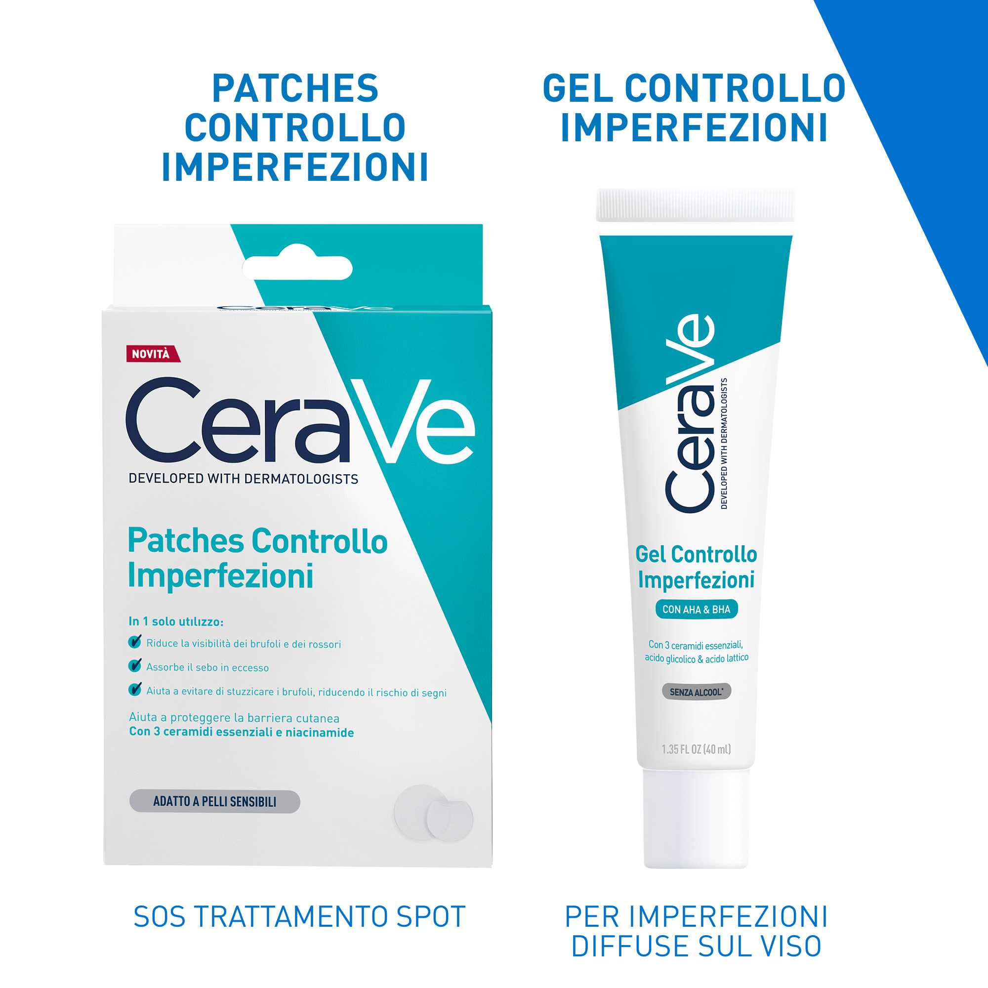 CeraVe Patches Idrocolloidali Anti Brufoli, Per Pelli a Tendenza Acneica, Trasparenti e Invisibili sulla Pelle, Non lascia segni, Con Niacinamide e 3 Ceramidi Essenziali, 22 Pezzi