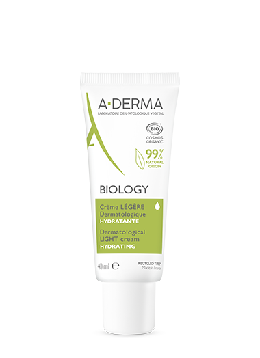 A-DERMA BIOLOGY Crema Leggera Idratante Viso 40mL