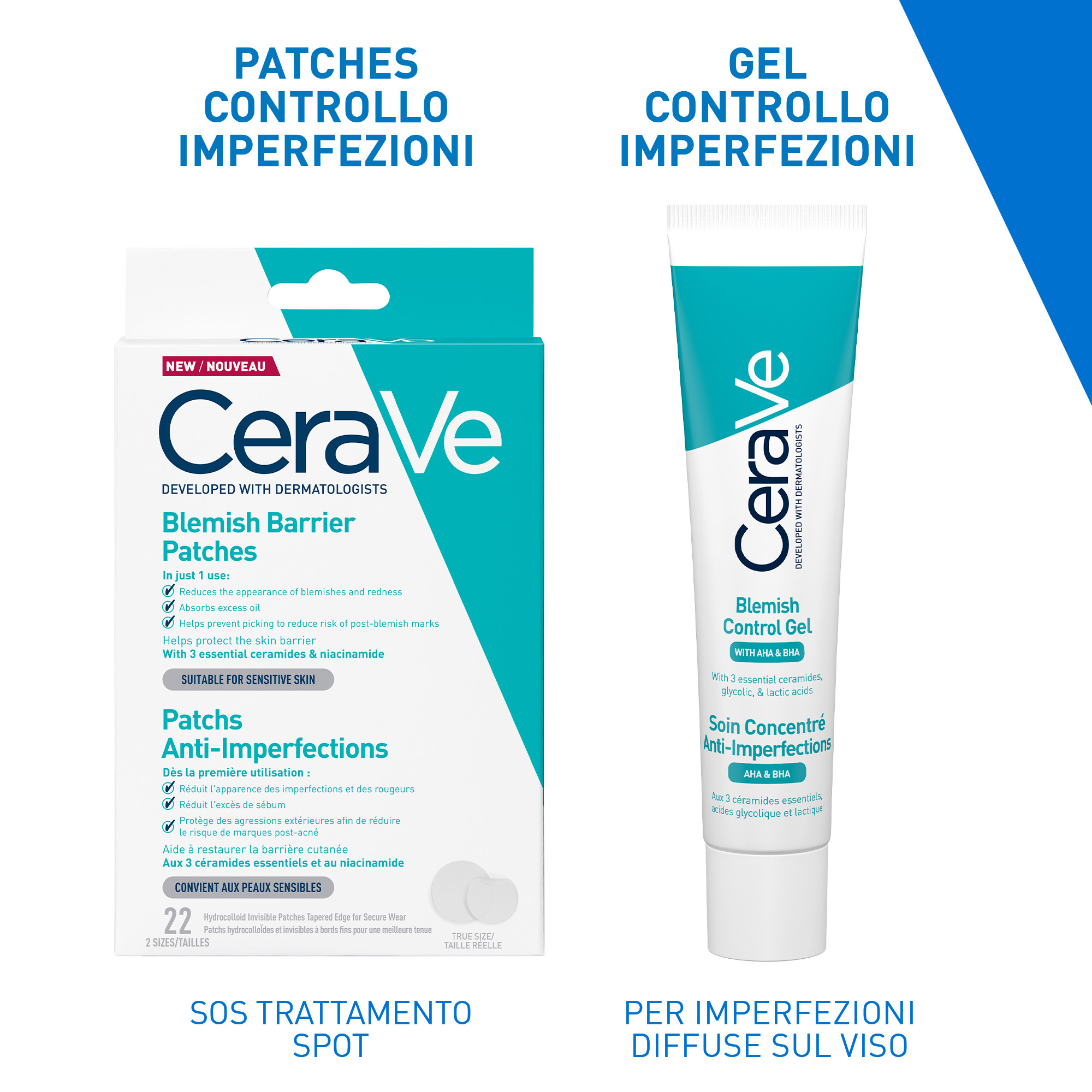 CeraVe Patches Idrocolloidali Anti Brufoli, Per Pelli a Tendenza Acneica, Trasparenti e Invisibili sulla Pelle, Non lascia segni, Con Niacinamide e 3 Ceramidi Essenziali, 22 Pezzi