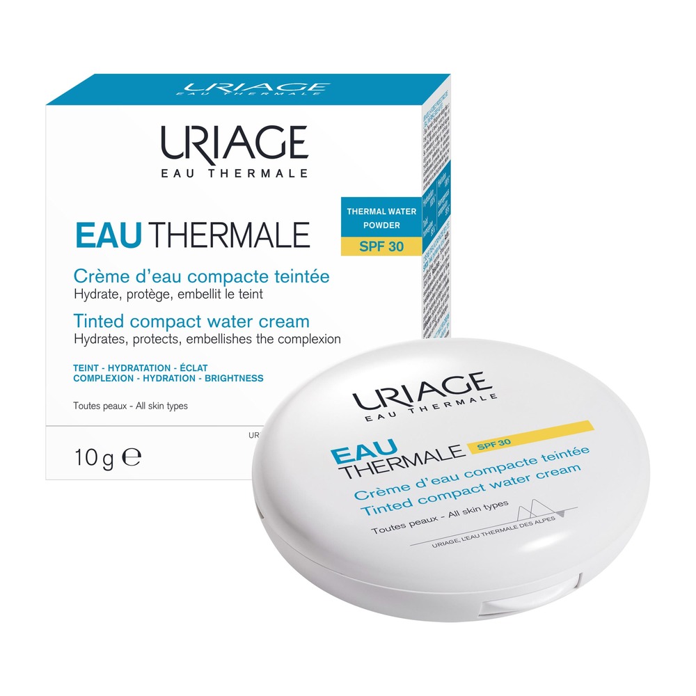 Uriage - Eau Thermale - Crema All'Acqua SPF30 Compatta Colorata 10 g
