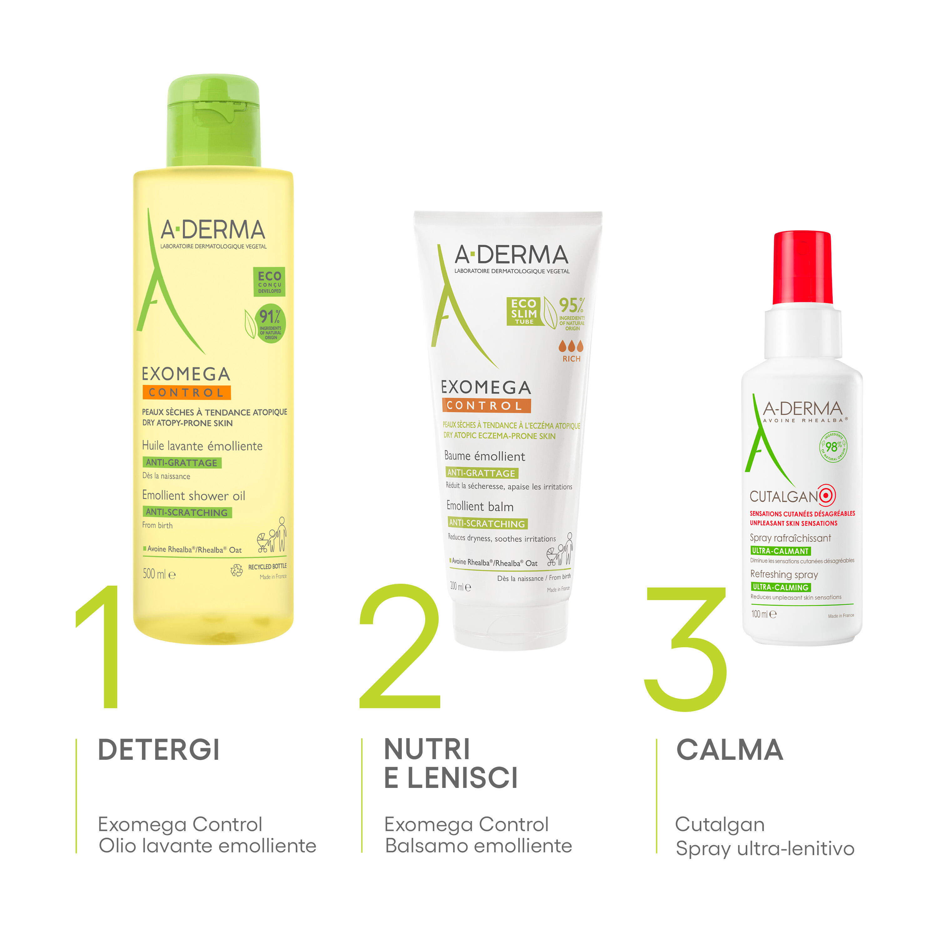 A-Derma Exomega Control - Balsamo Emolliente Anti-Grattage 200 ml