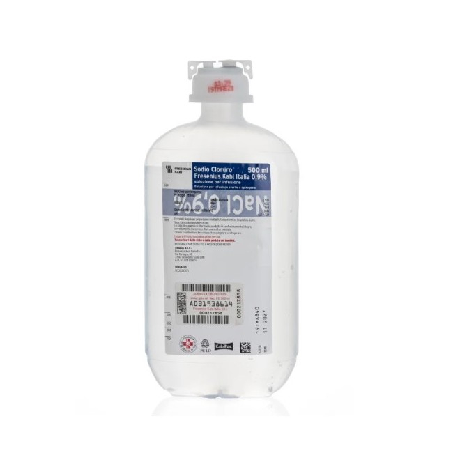 SODIO CLORURO FKI*0,9% 500ML