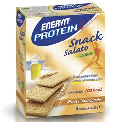 Enervit Protein Crackers Salati Tradizionali 8x25 g
