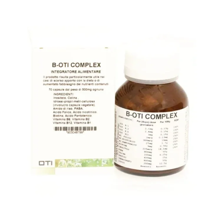 Oti B Complex Nuova Formula Integratore 60 Capsule