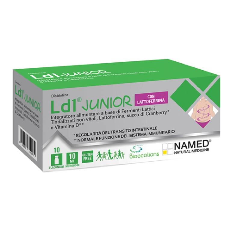 Named LD1 Junior Integratore Bambini 10 Flaconcini Monodose  Named LD1 Junior Integratore Bambini 10 Flaconcini Monodose