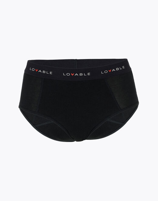 LOVABLE SLIP da ciclo lavabile VITA ALTA FLUSSO MEDIO NERO TAGLIA XL LOVABLE SLIP da ciclo lavabile VITA ALTA FLUSSO MEDIO NERO TAGLIA XL