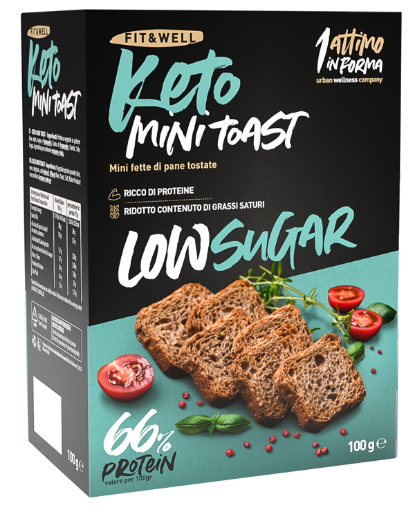 KETO MINITOAST 100G