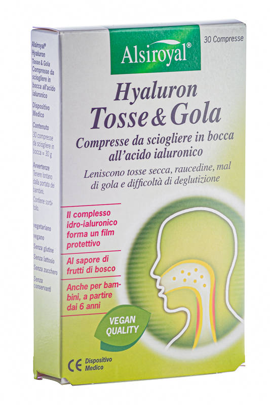 Hyaluron tosse & gola 30cpr