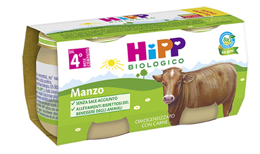 Hipp Biologico Omogeneizzato Manzo 2x80g Hipp Biologico Omogeneizzato Manzo 2x80g