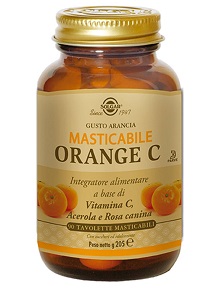 Solgar Orange C Integratore Vitamina C 90 Tavolette Masticabili