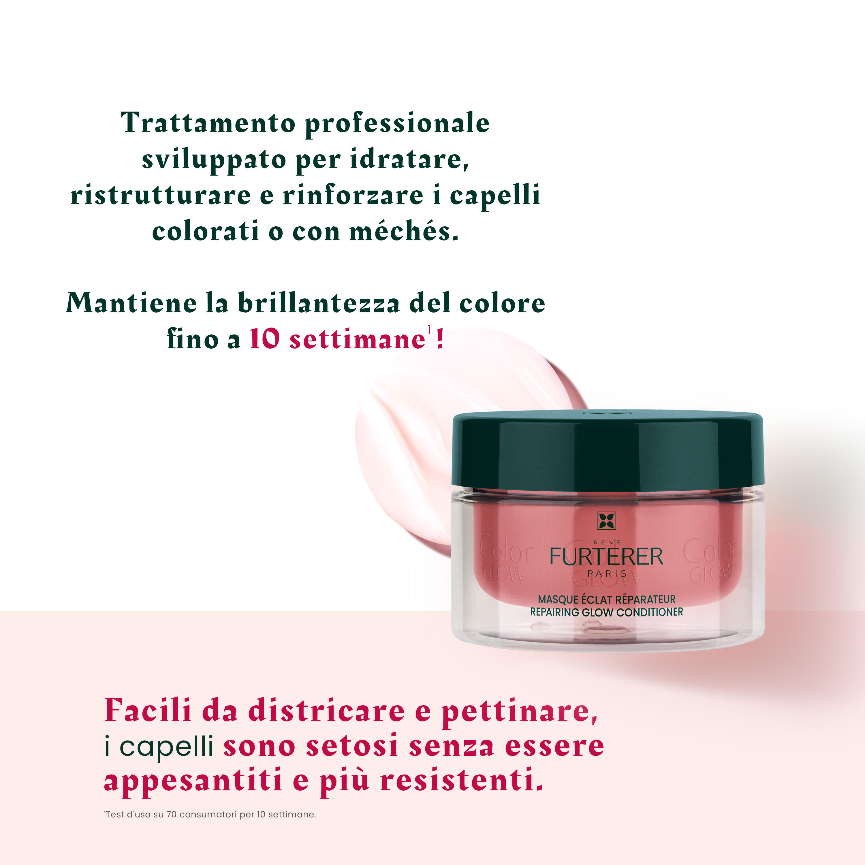 René Furterer Color Glow - Maschera Illuminante Ristrutturante Per Capelli Colorati 200 ml