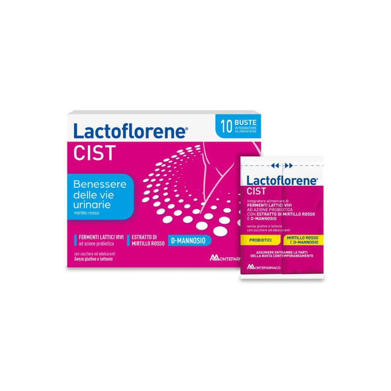 Lactoflorene Cist 10 Bustine - Integratore Per Il Benessere Delle Vie Urinarie