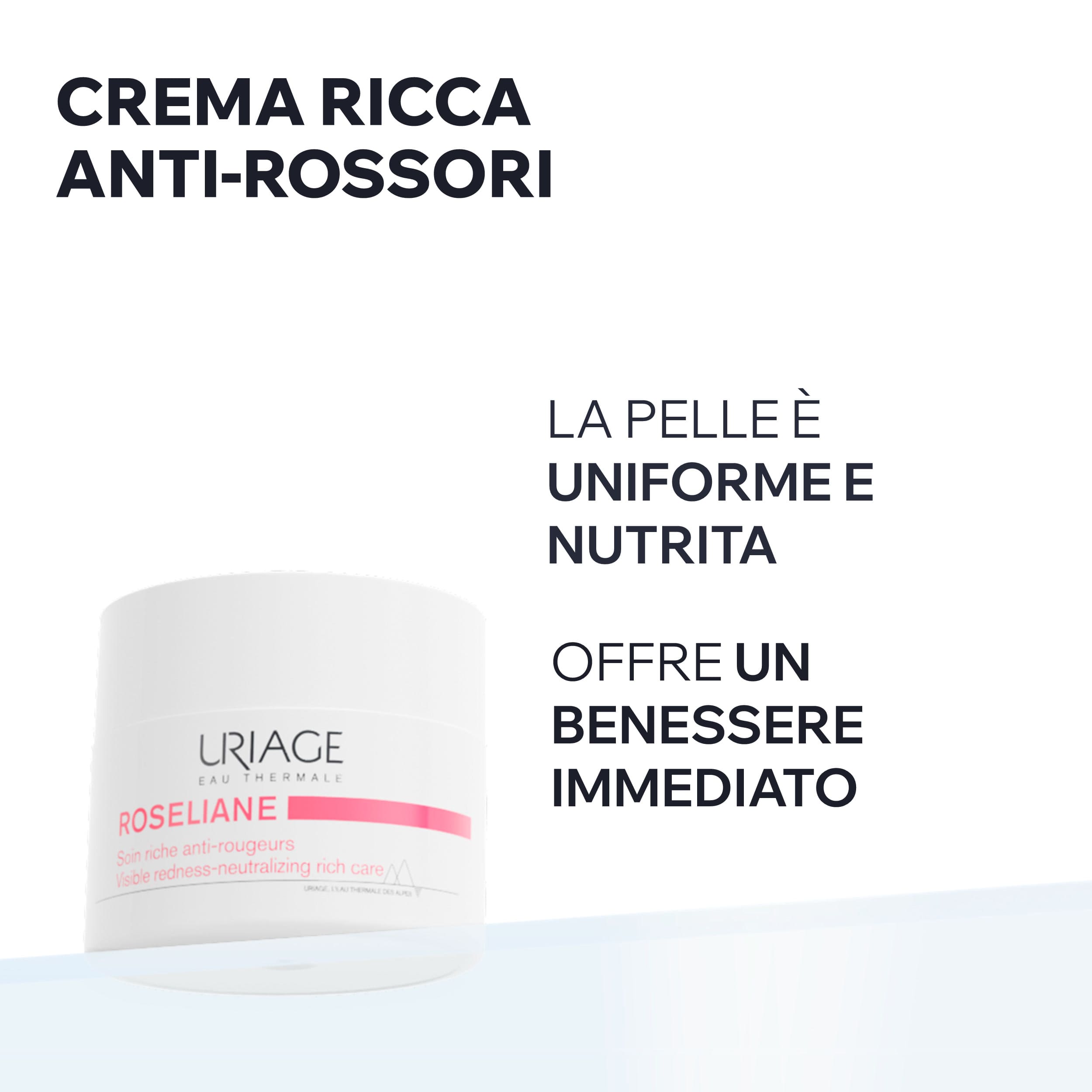 Uriage - Roseliane - Crema Ricca Anti-Rossori Viso Lenitiva 50 ml
