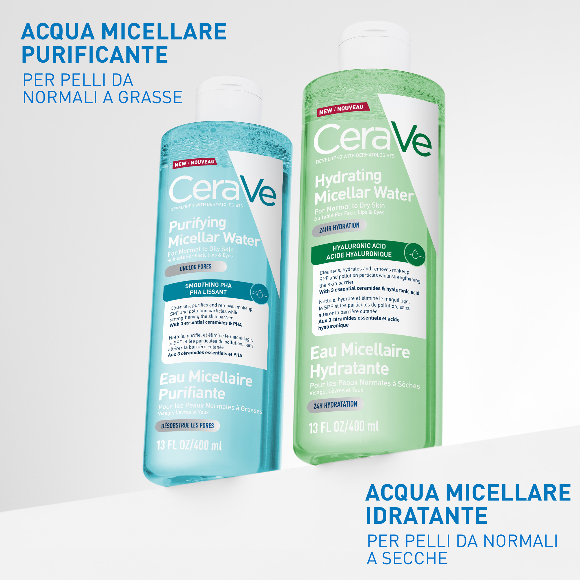 CeraVe - Acqua Micellare Purificante Per Pelli Normali A Grasse 400 ml